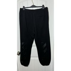 NWT Off-White Black Diagonal Stripe Joggers